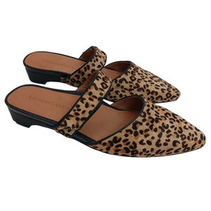 L'Amour Des Pieds Baruk Mule Leopard Leather SZ 9.5 $209
